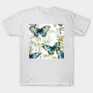 Butterflies Watercolor 3 - Checkered Skipper T-Shirt